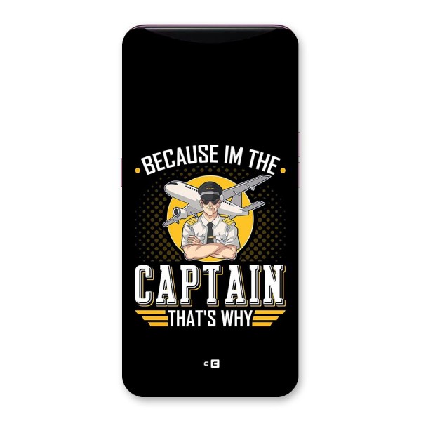 I M Captain Back Case for Oppo Find X