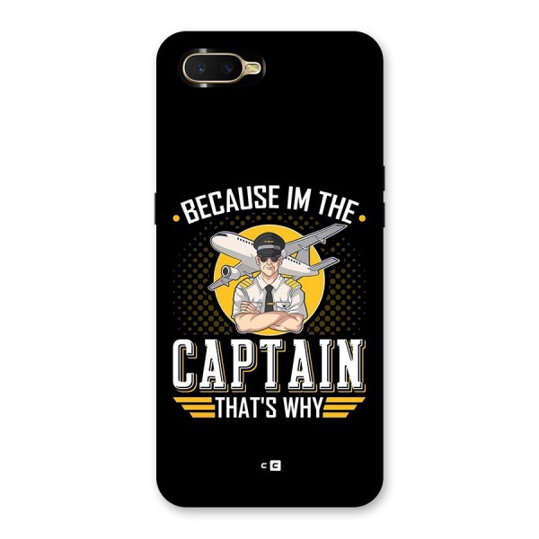 I M Captain Back Case for Oppo K1