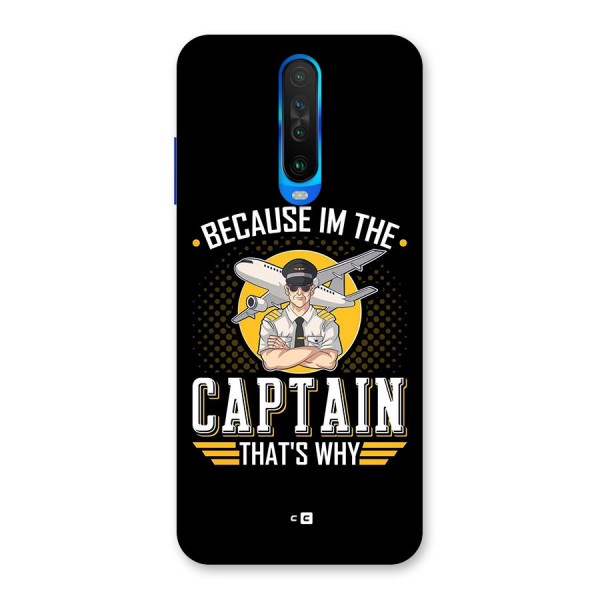 I M Captain Back Case for Poco X2