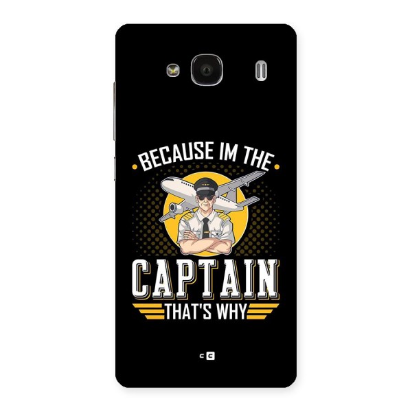 I M Captain Back Case for Redmi 2s