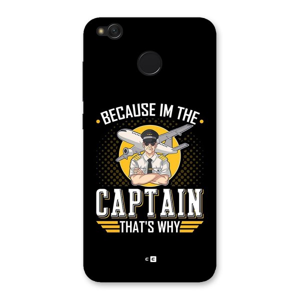 I M Captain Back Case for Redmi 4