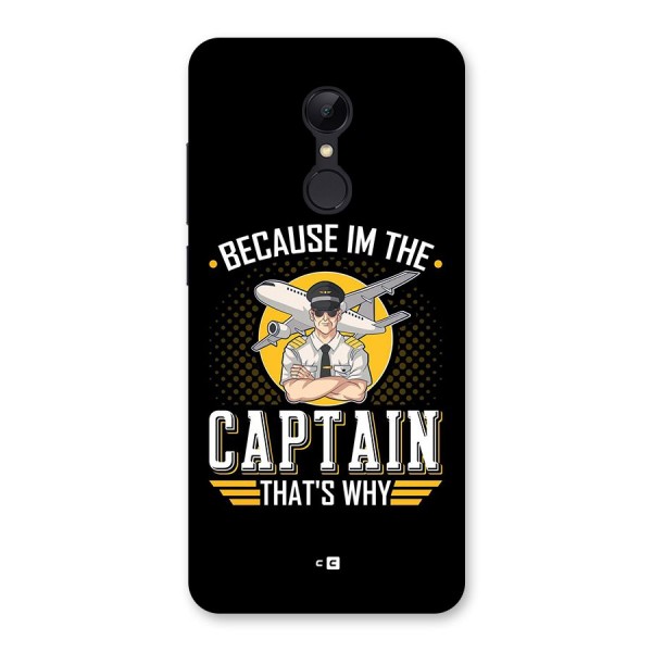 I M Captain Back Case for Redmi 5