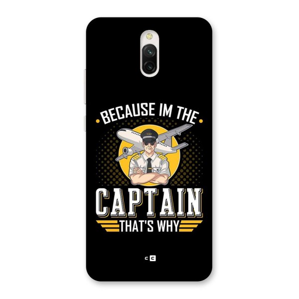 I M Captain Back Case for Redmi 8A Dual