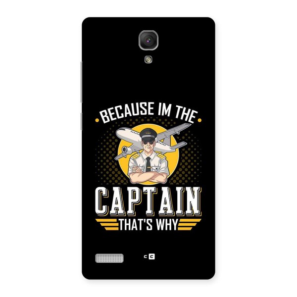 I M Captain Back Case for Redmi Note