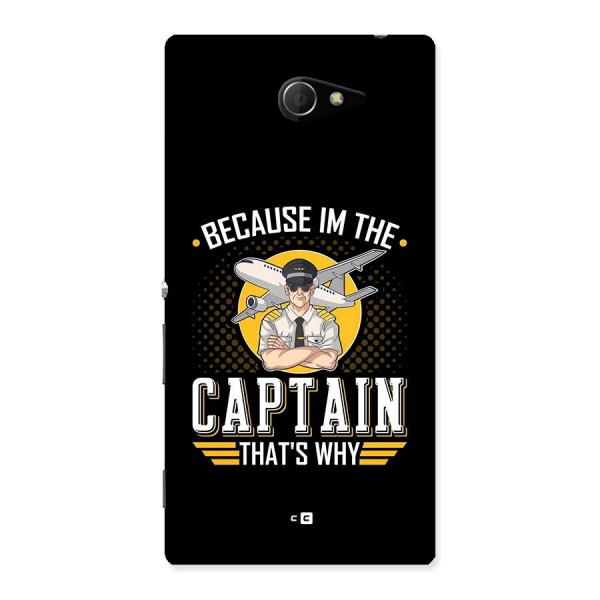 I M Captain Back Case for Xperia M2