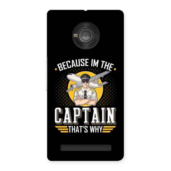 I M Captain Back Case for Yuphoria