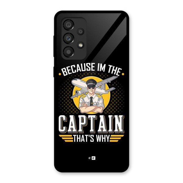 I M Captain Glass Back Case for Galaxy A33 5G