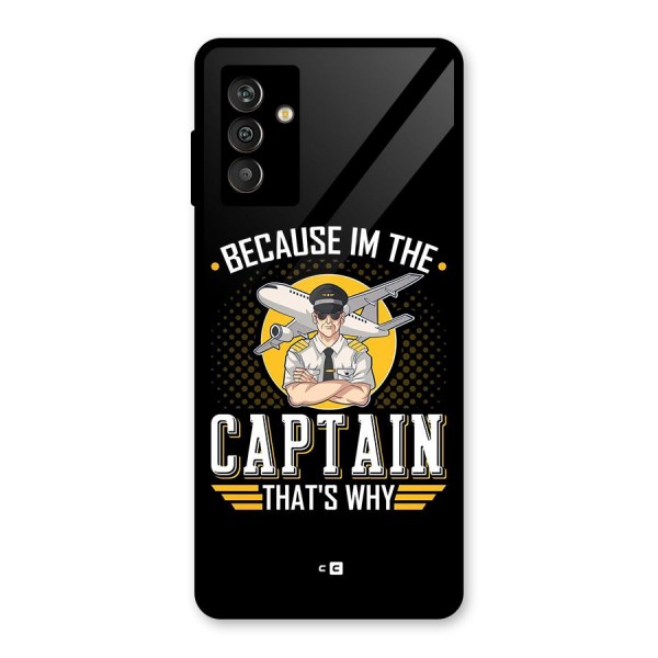 I M Captain Glass Back Case for Galaxy M13