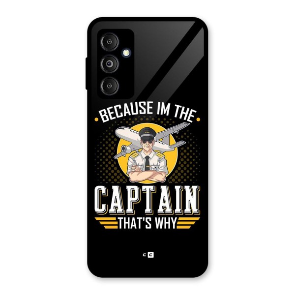 I M Captain Glass Back Case for Galaxy M14 5G