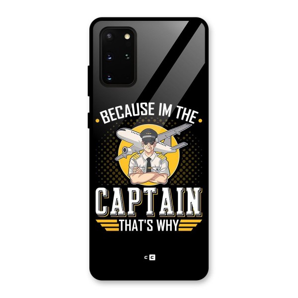 I M Captain Glass Back Case for Galaxy S20 Plus