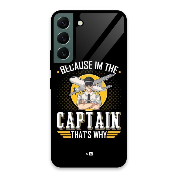 I M Captain Glass Back Case for Galaxy S22 5G