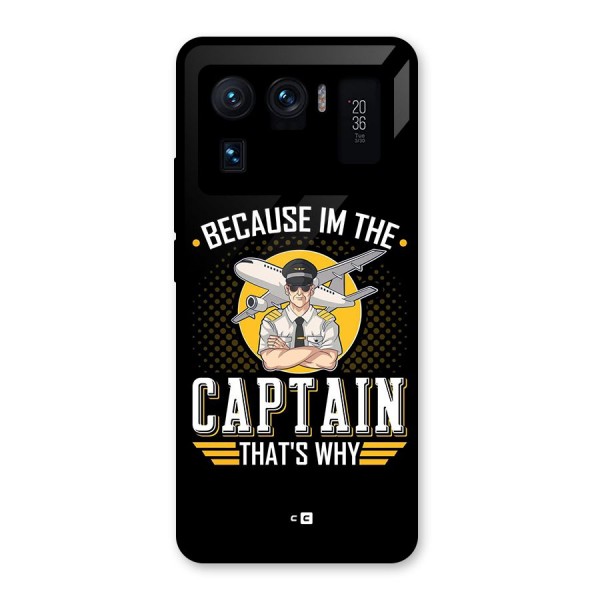 I M Captain Glass Back Case for Mi 11 Ultra