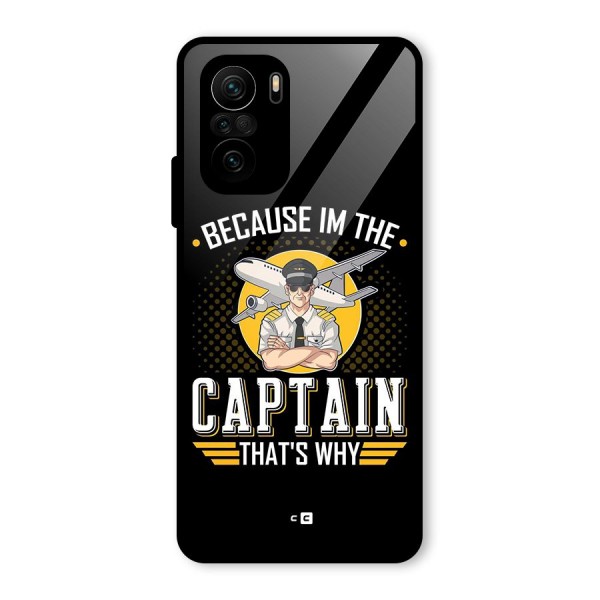 I M Captain Glass Back Case for Mi 11x