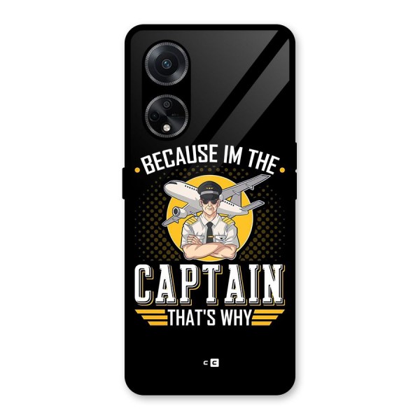 I M Captain Glass Back Case for Oppo F23