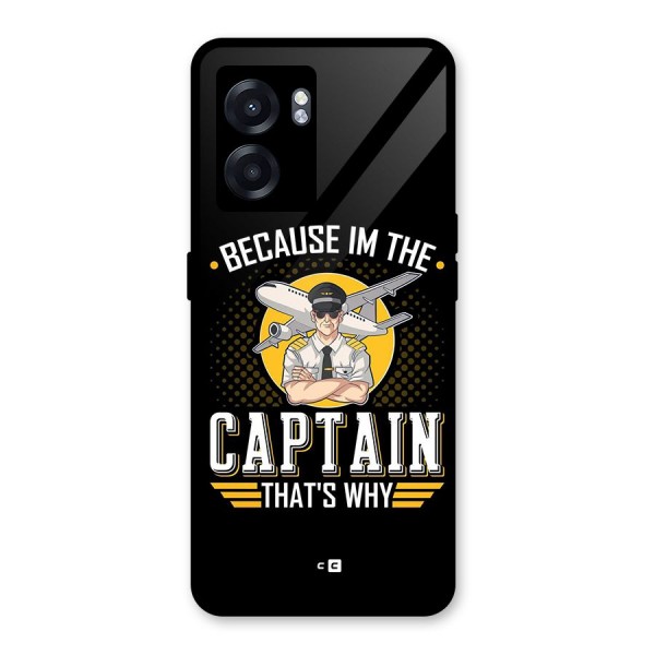 I M Captain Glass Back Case for Oppo K10 (5G)