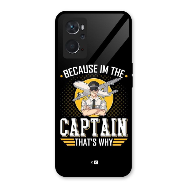 I M Captain Glass Back Case for Oppo K10 4G