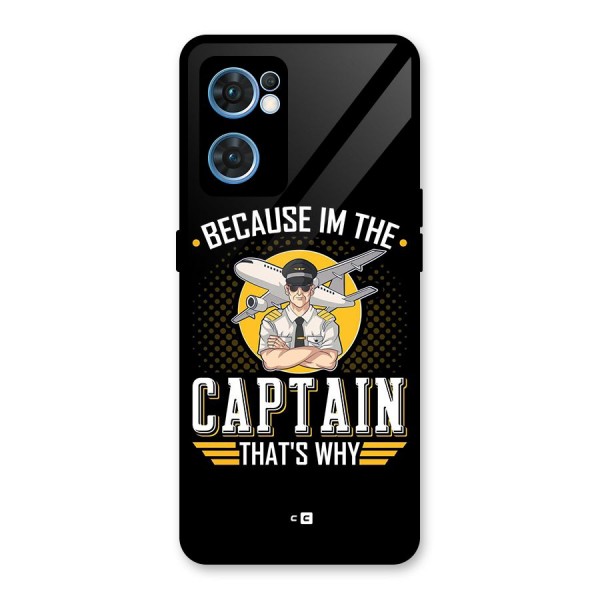 I M Captain Glass Back Case for Oppo Reno7 5G