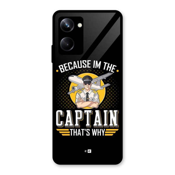 I M Captain Glass Back Case for Realme 10 Pro