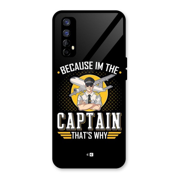 I M Captain Glass Back Case for Realme 7