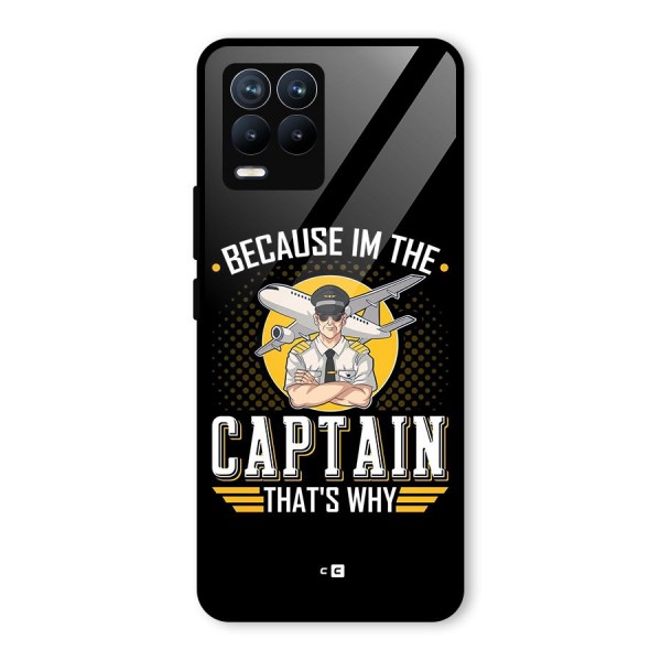 I M Captain Glass Back Case for Realme 8