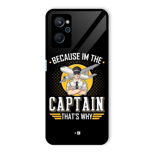 I M Captain Glass Back Case for Realme 9i