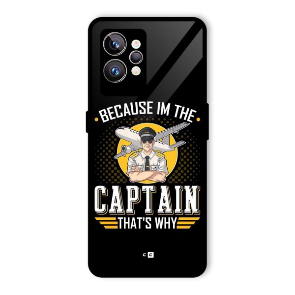 I M Captain Glass Back Case for Realme GT2 Pro