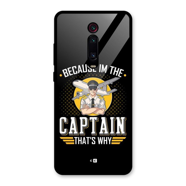 I M Captain Glass Back Case for Redmi K20