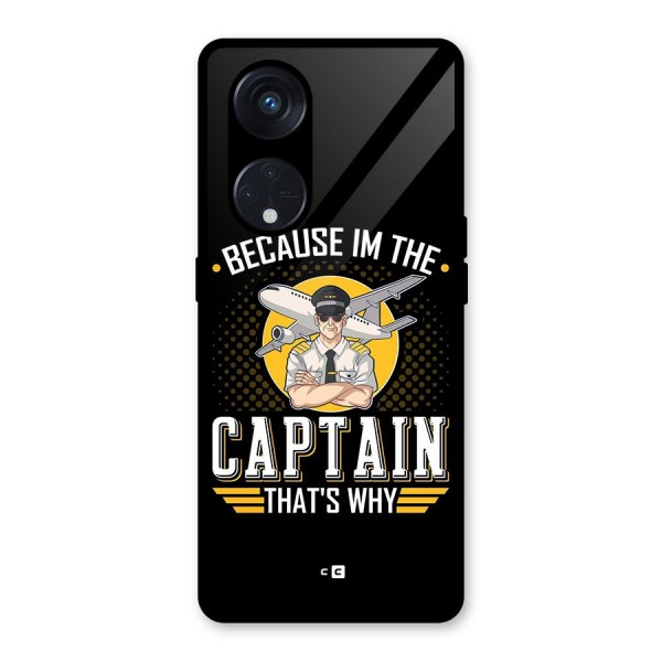 I M Captain Glass Back Case for Reno8 T 5G