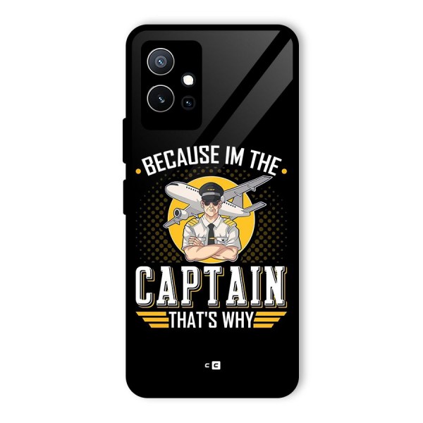 I M Captain Glass Back Case for Vivo T1 5G