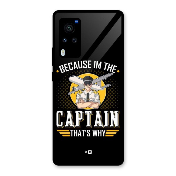 I M Captain Glass Back Case for Vivo X60 Pro