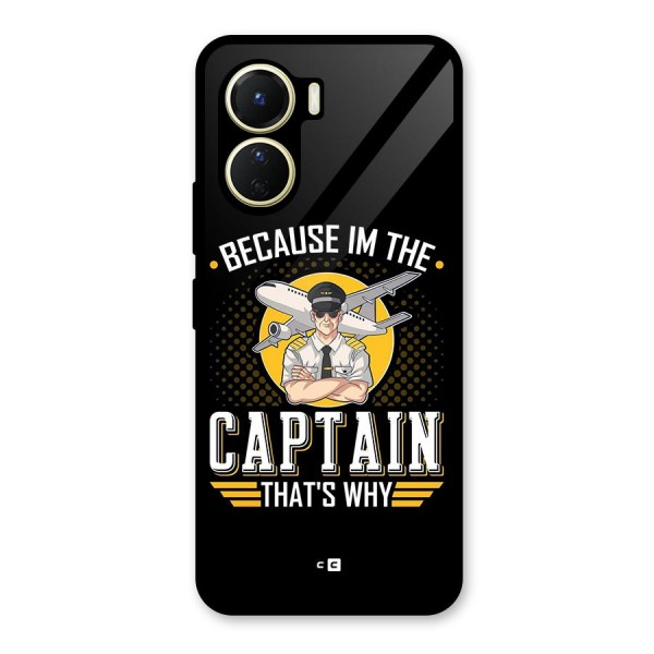 I M Captain Glass Back Case for Vivo Y16