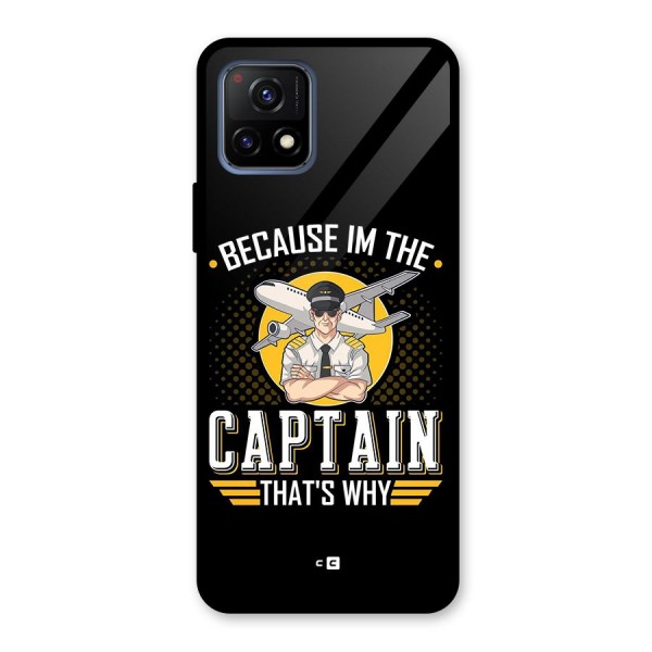 I M Captain Glass Back Case for Vivo Y72 5G