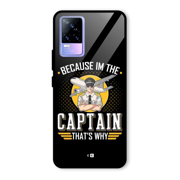 I M Captain Glass Back Case for Vivo Y73