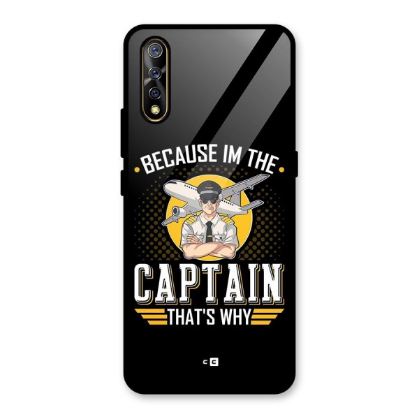 I M Captain Glass Back Case for Vivo Z1x