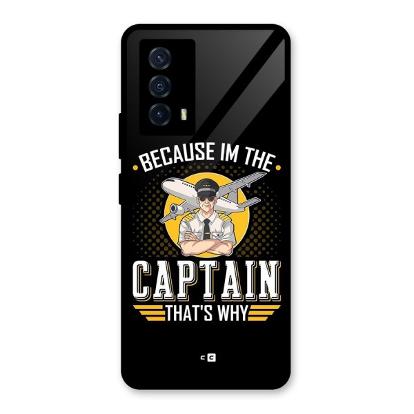 I M Captain Glass Back Case for Vivo iQOO Z5