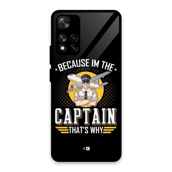 I M Captain Glass Back Case for Xiaomi 11i 5G