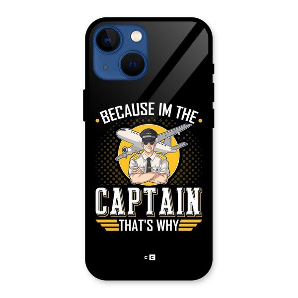 I M Captain Glass Back Case for iPhone 13 Mini