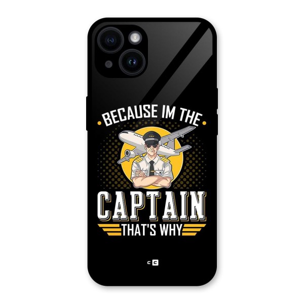 I M Captain Glass Back Case for iPhone 14