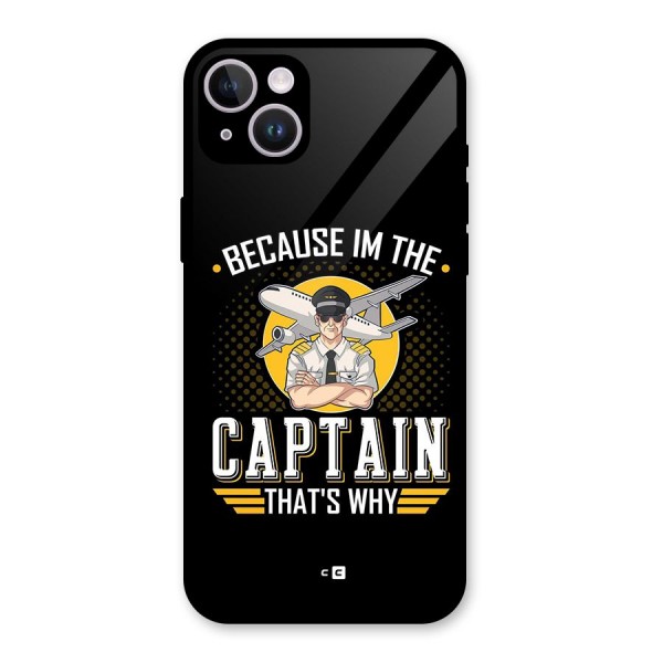 I M Captain Glass Back Case for iPhone 14 Plus