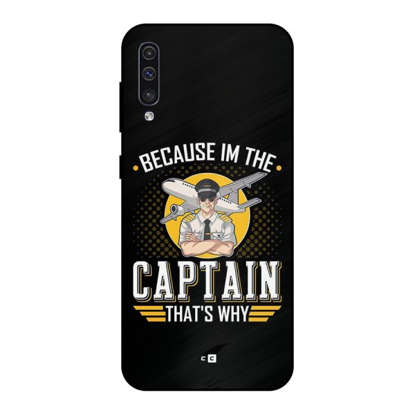 I M Captain Metal Back Case for Galaxy A50