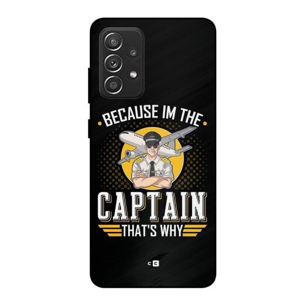 I M Captain Metal Back Case for Galaxy A52