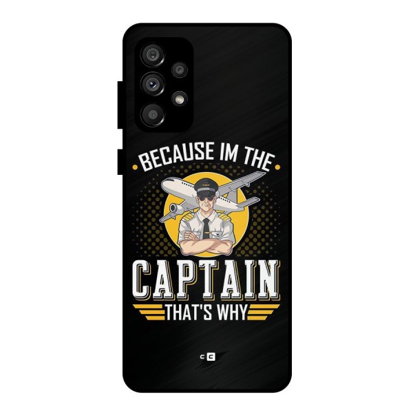 I M Captain Metal Back Case for Galaxy A73 5G