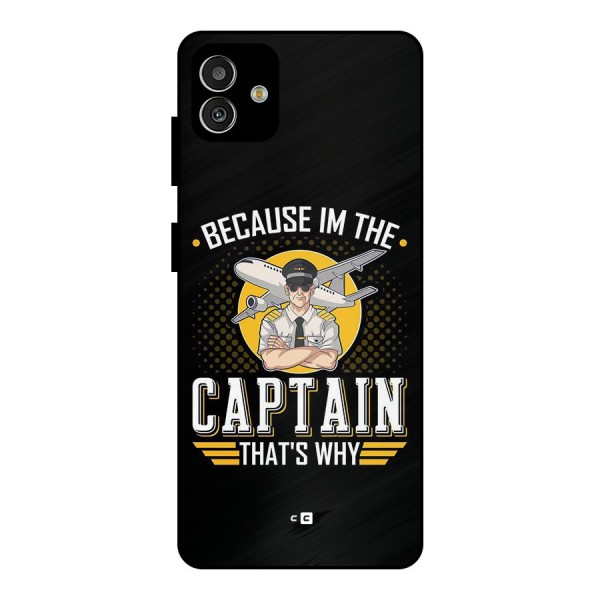 I M Captain Metal Back Case for Galaxy M13 5G