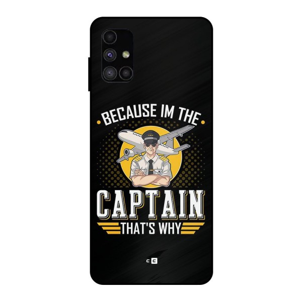 I M Captain Metal Back Case for Galaxy M51