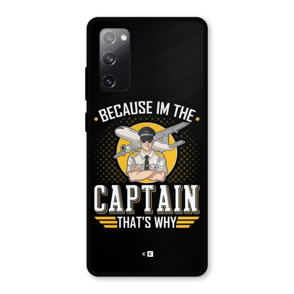 I M Captain Metal Back Case for Galaxy S20 FE