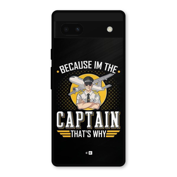 I M Captain Metal Back Case for Google Pixel 6a