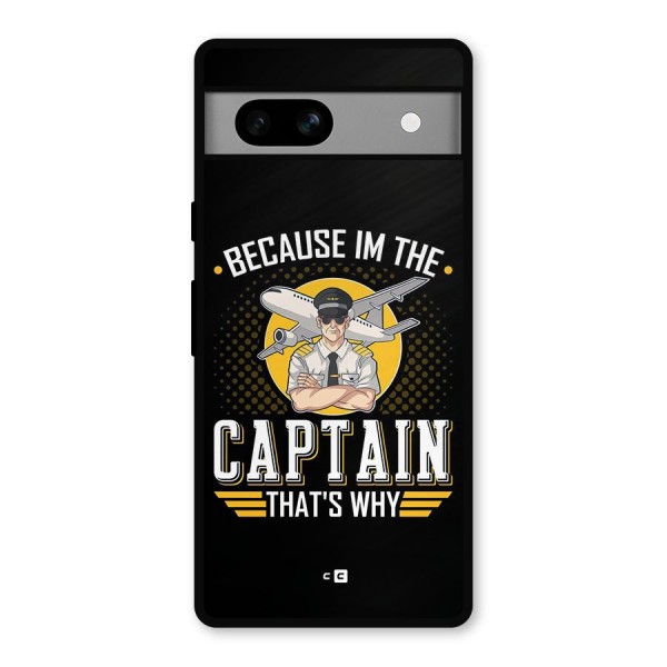 I M Captain Metal Back Case for Google Pixel 7a