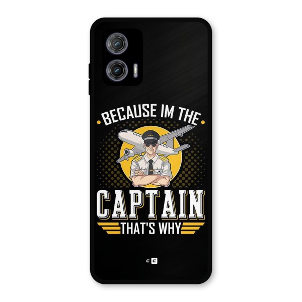 I M Captain Metal Back Case for Moto G73