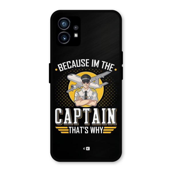 I M Captain Metal Back Case for Nothing Phone 1