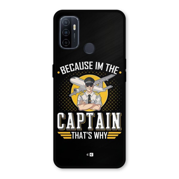 I M Captain Metal Back Case for Oppo A53